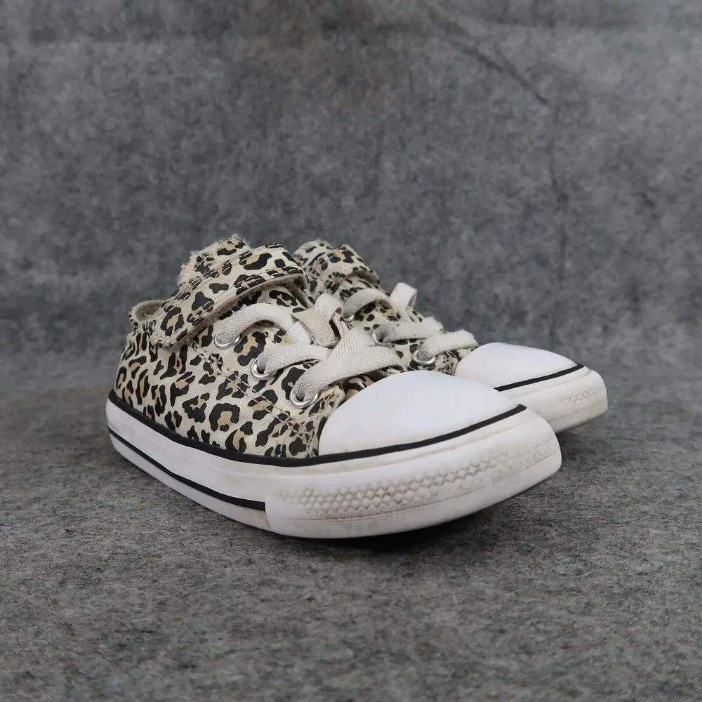 Converse Shoes Infant 9 Sneakers Chuck Taylor All Star Low Toddler Leopard Print